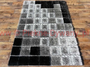 Dywan seher 3d 2615 bleck grey