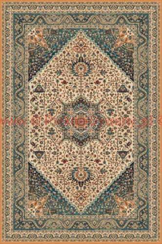 Dywan Isfahan Agnella ARETUZA miedziany.jpg