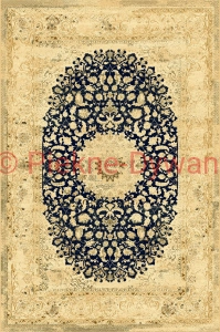 Dywan Superior PIEMONTE velvet blue Dywilan wełna 