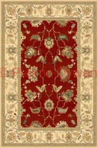 Dywan Dywilan Polonia LOARE velvet red